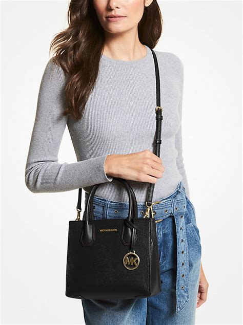 michael kors mercer medium leather messenger|Amazon.com: Michael Kors Mercer .